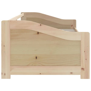 vidaXL Day Bed 3-Seater Solid Pine Wood 90x200 cm