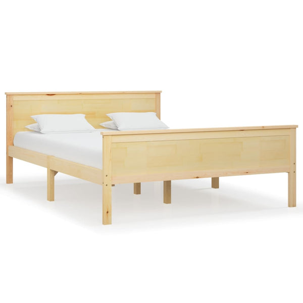 vidaXL Solid Pine Bed 140x200 cm