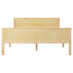 vidaXL Solid Pine Bed 140x200 cm