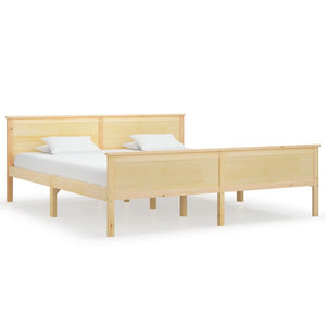 vidaXL Solid Pine Wood Bed 180x200 cm