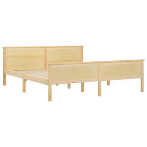 vidaXL Solid Pine Wood Bed 180x200 cm