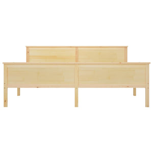 vidaXL Solid Pine Wood Bed 180x200 cm