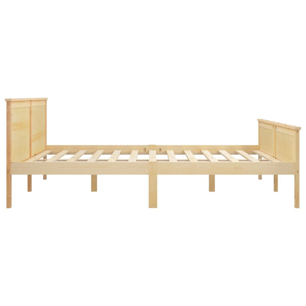 vidaXL Solid Pine Wood Bed 180x200 cm
