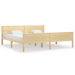 vidaXL Solid Pine Bed 200x200 cm