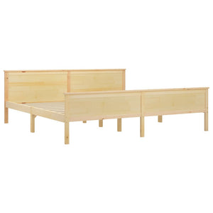 vidaXL Solid Pine Bed 200x200 cm