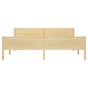 vidaXL Solid Pine Bed 200x200 cm