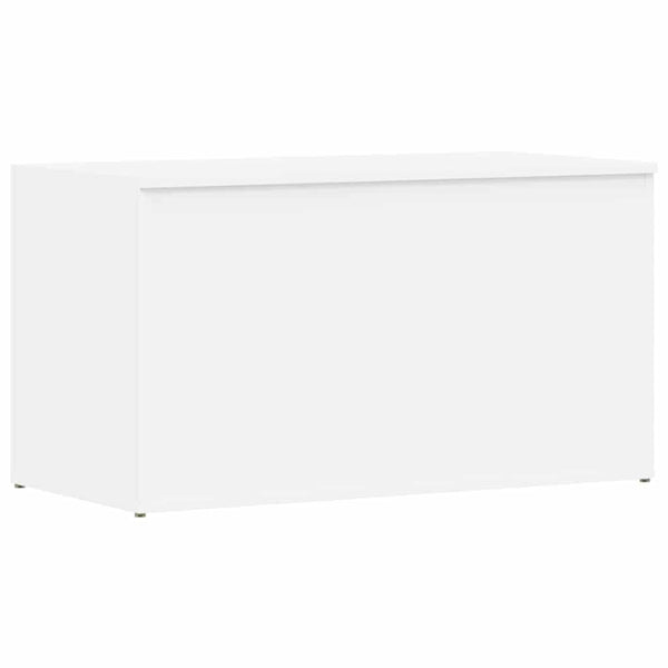 vidaXL Storage Trunk White 84x42x46 cm Engineered Wood