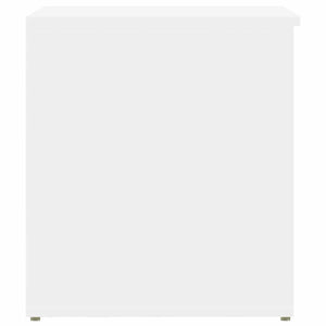 vidaXL Storage Trunk White 84x42x46 cm Engineered Wood