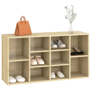 Schuhbank Sonoma Eiche, 103 cm