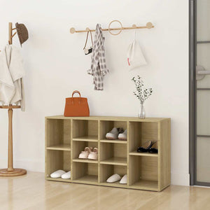 Schuhbank Sonoma Eiche, 103 cm