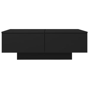 vidaXL Coffee Table Black 90x60x31 cm Engineered Wood