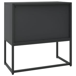 vidaXL Sideboard Black 75x35x75 cm Steel