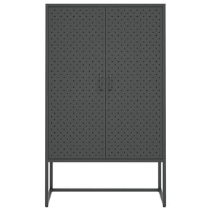 vidaXL Highboard Anthracite 80x35x135 cm Steel