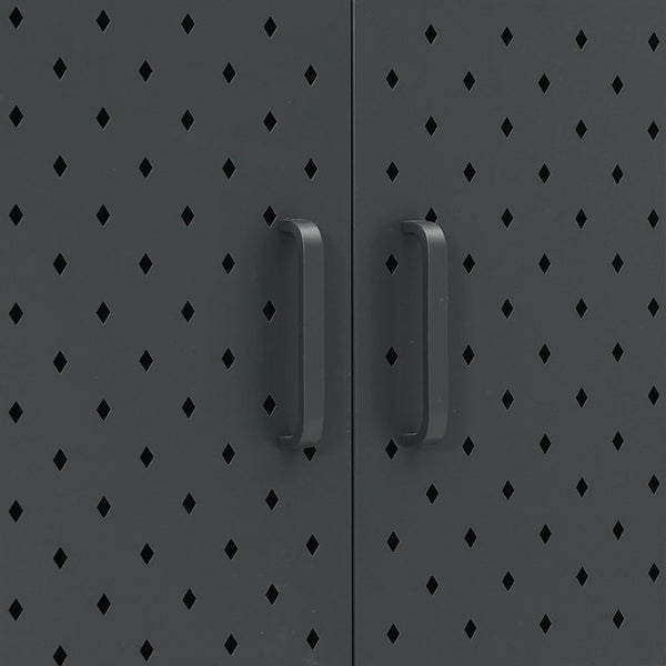 vidaXL Highboard Anthracite 80x35x135 cm Steel