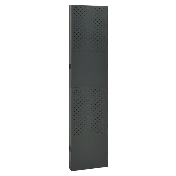 Anthrazit Raumteiler 200x180 cm Stahl
