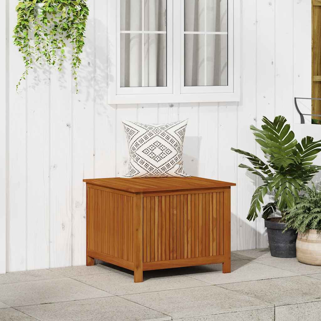 vidaXL Garden Storage Box 75x75x58 cm Solid Acacia Wood