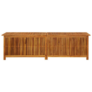 vidaXL Garden Storage Box 200x50x58 cm Solid Acacia Wood