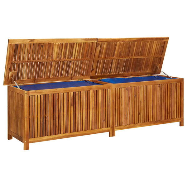 vidaXL Garden Storage Box 200x50x58 cm Solid Acacia Wood