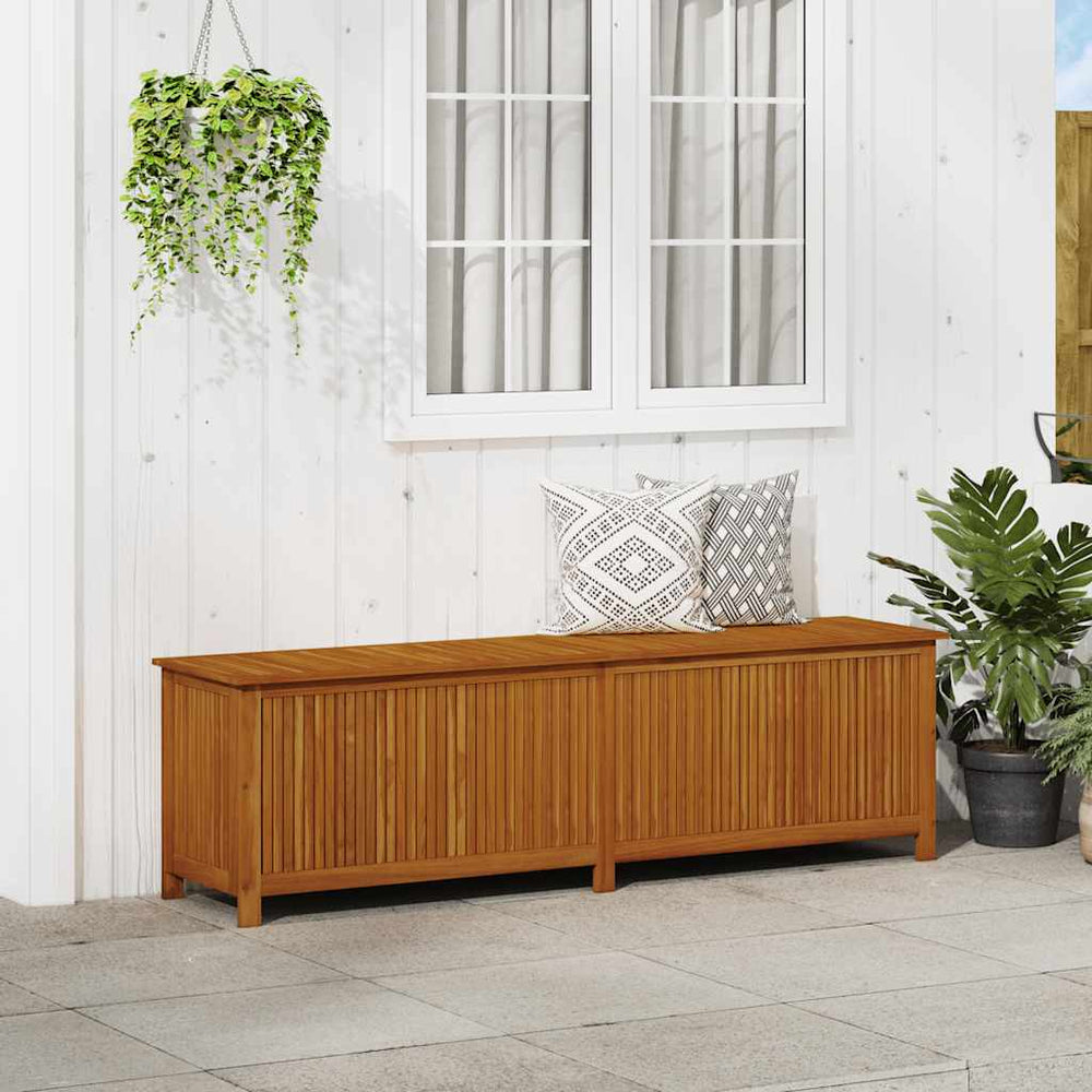 vidaXL Garden Storage Box 200x50x58 cm Solid Acacia Wood