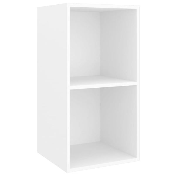 3-tlg. TV-Schrank-Set Weiß Holzwerkstoff