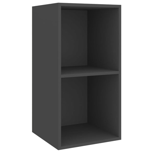 vidaXL 3-Piece TV Cabinet Set Grey Engineered Wood
