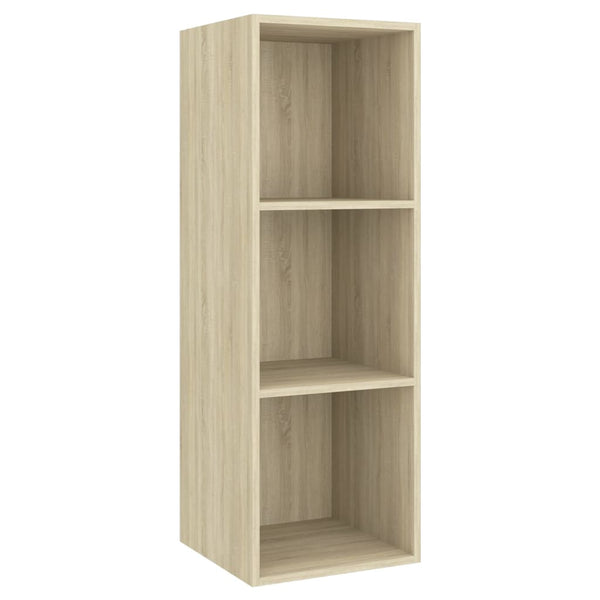 vidaXL 3-Piece TV Cabinet Set Sonoma Oak Engineered Wood