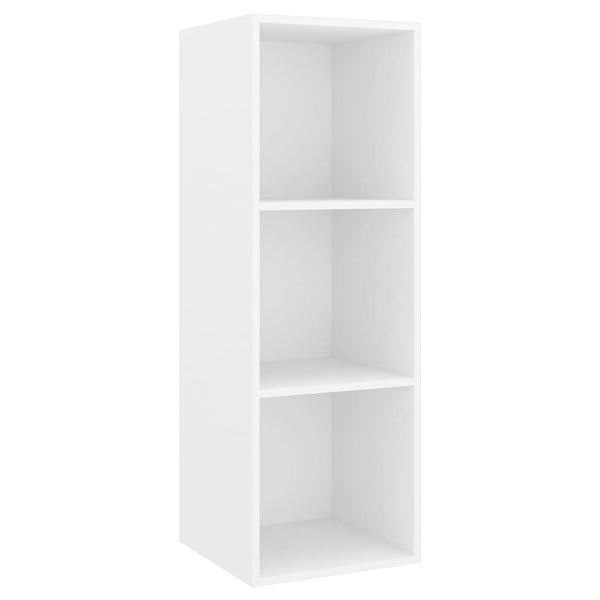 vidaXL 3-Piece TV Cabinet Set White Engineered Wood