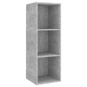 vidaXL 3-Piece TV Cabinet Set Concrete Grey Engineered Wood