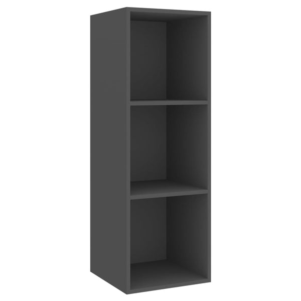 vidaXL 2-Piece TV Cabinet Set Grey Engineered Wood