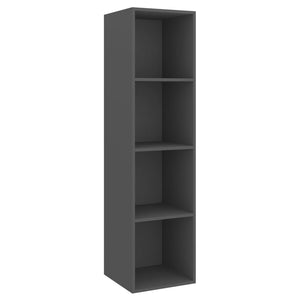 vidaXL 2-Piece TV Cabinet Set Grey Engineered Wood