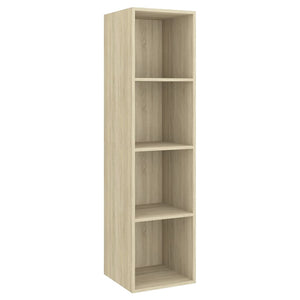 vidaXL 2-Piece TV Cabinet Set Sonoma Oak Engineered Wood