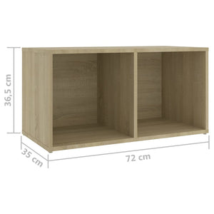 vidaXL 3-Piece TV Cabinet Set Sonoma Oak Engineered Wood