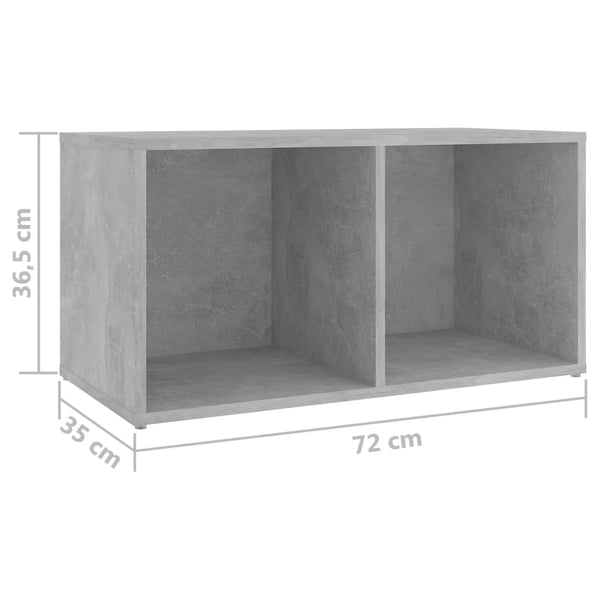 vidaXL 3-Piece TV Cabinet Set Concrete Grey Engineered Wood