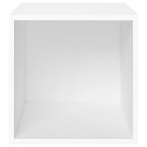 vidaXL 3-Piece TV Cabinet Set White Engineered Wood