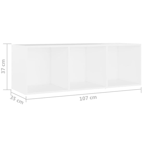 vidaXL 3-Piece TV Cabinet Set White Engineered Wood