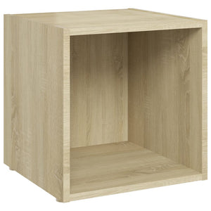vidaXL 3-Piece TV Cabinet Set Sonoma Oak Engineered Wood