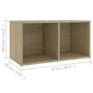 vidaXL 3-Piece TV Cabinet Set Sonoma Oak Engineered Wood
