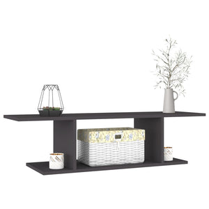vidaXL TV Wall Cabinet Grey 103x30x26.5 cm