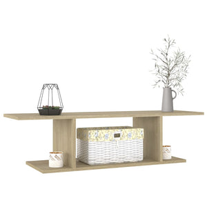 vidaXL TV Wall Cabinet Sonoma Oak 103x30x26.5 cm