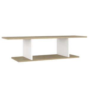 vidaXL Wall-mounted TV cabinet White Sonoma Oak 103x30x26.5 cm