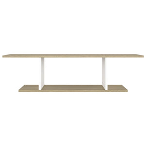 vidaXL Wall-mounted TV cabinet White Sonoma Oak 103x30x26.5 cm