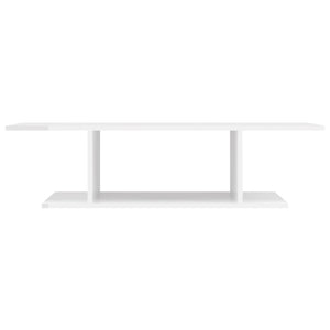 vidaXL High Gloss White TV Wall Cabinet 103x30x26.5 cm