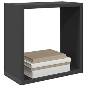 vidaXL Cube Shelves 6 pcs. Grey 30x15x30 cm