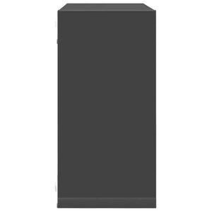 vidaXL Cube Shelves 6 pcs. Grey 30x15x30 cm
