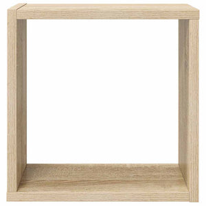 vidaXL Cube Shelves 4 pcs Sonoma Oak 30x15x30 cm