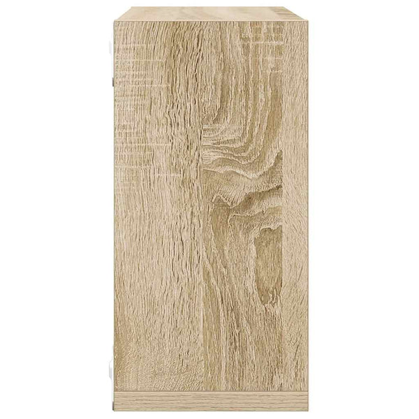 vidaXL Cube Shelves 4 pcs Sonoma Oak 30x15x30 cm
