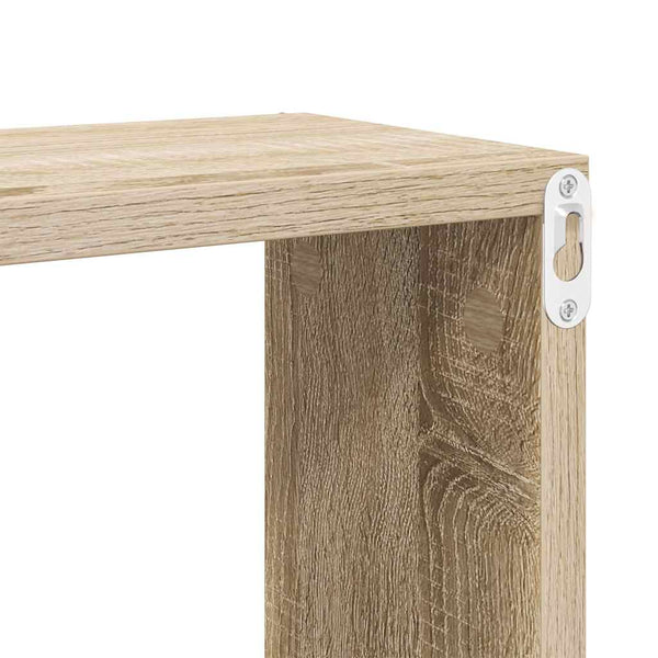 vidaXL Cube Shelves 6 pcs. Sonoma Oak 30x15x30 cm