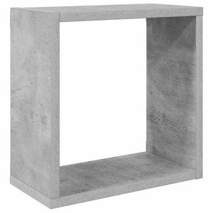 vidaXL Cube Shelves 6 pcs Concrete Gray 30x15x30 cm