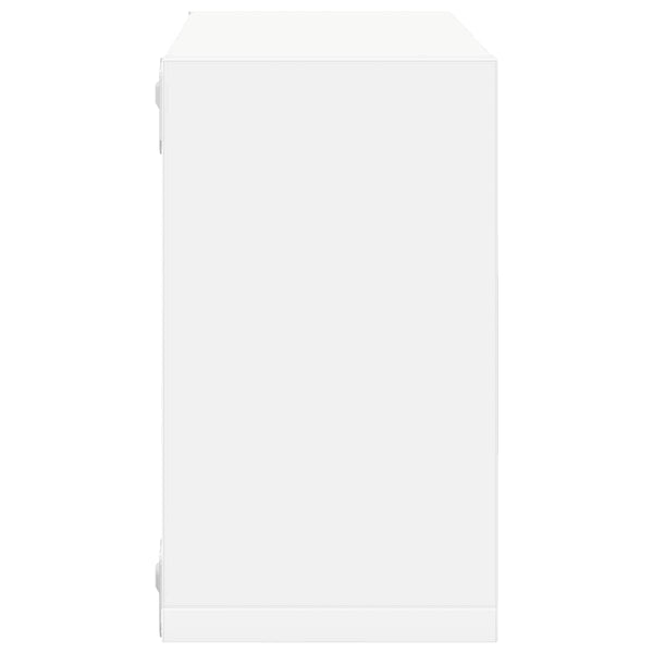 vidaXL Cube Shelves 2 pcs White 26x15x26 cm