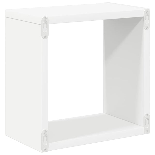 vidaXL Cube Shelves 6 pcs. White 26x15x26 cm